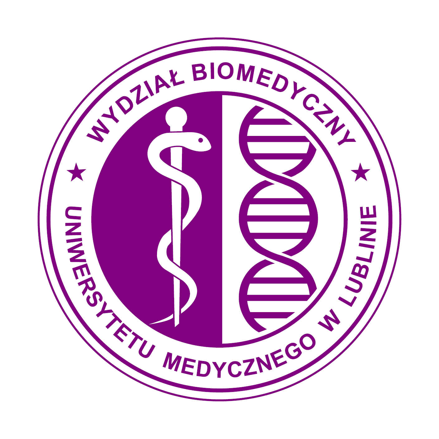 logo wydziału biomedycznego