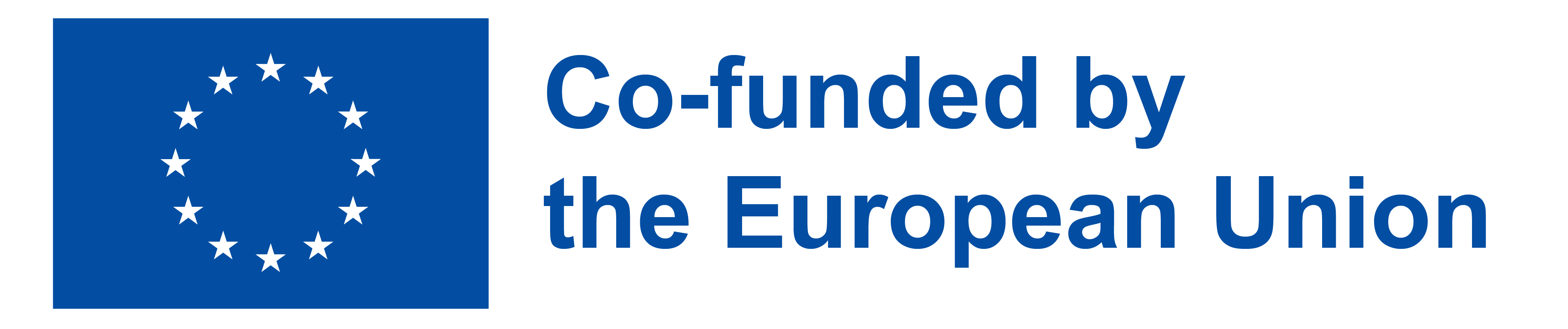 logo Unii Europejskiej oraz napis Co-funded by the European Union