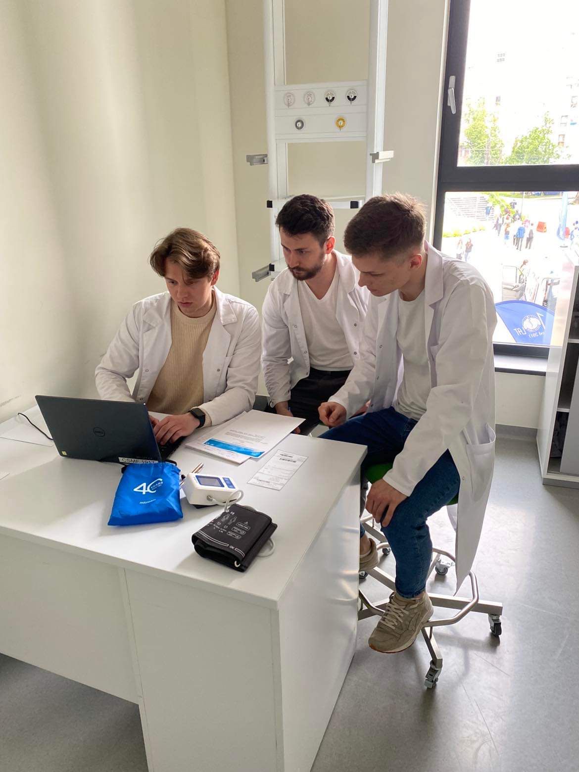 Third year team: Adam Krzeszowiec, Wojciech Kowalczyk, Damian Korona