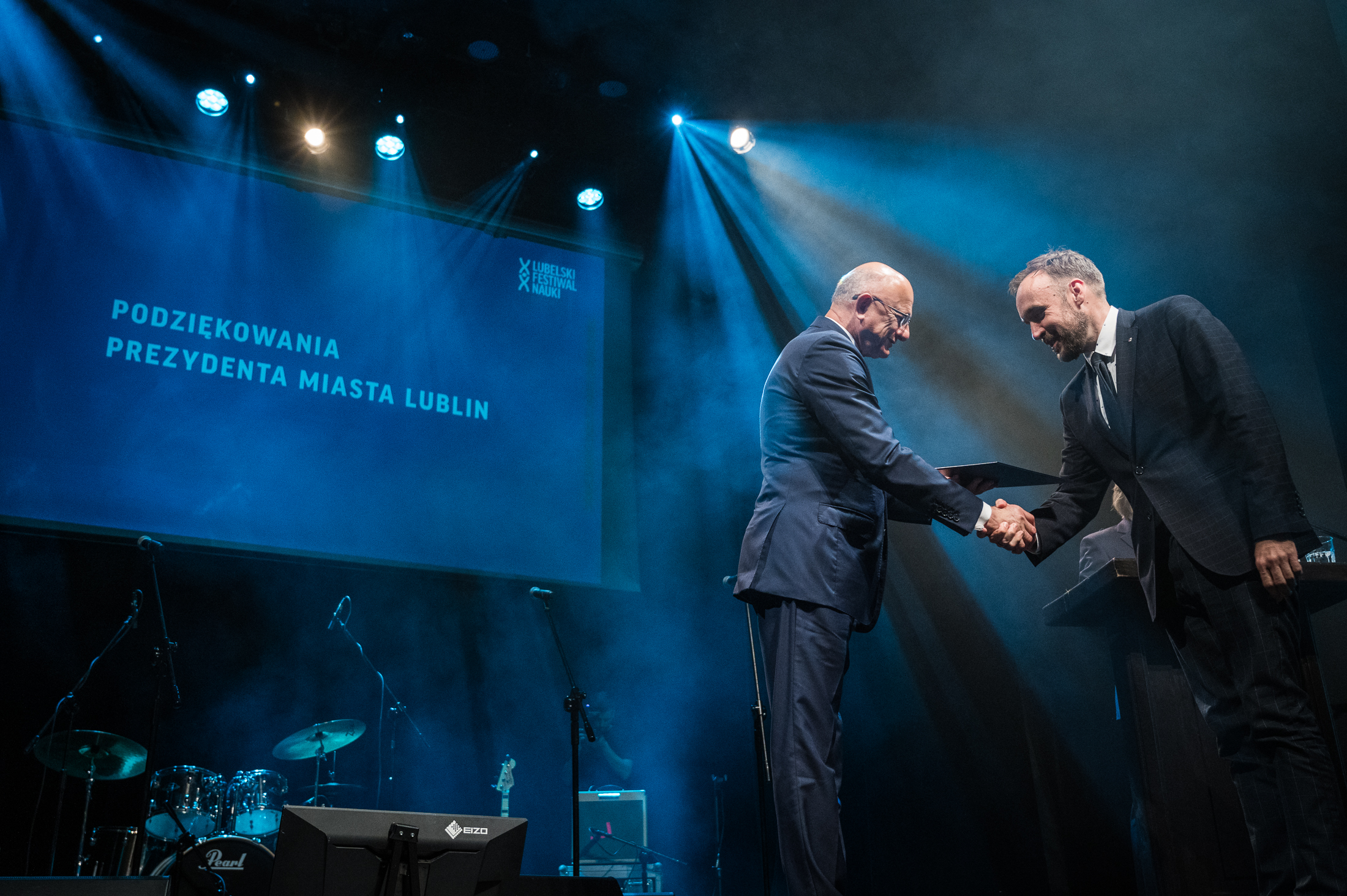 Prezydent Miasta Lublin dr Krzysztof Żuk i prof. dr hab. Jacek Kurzepa