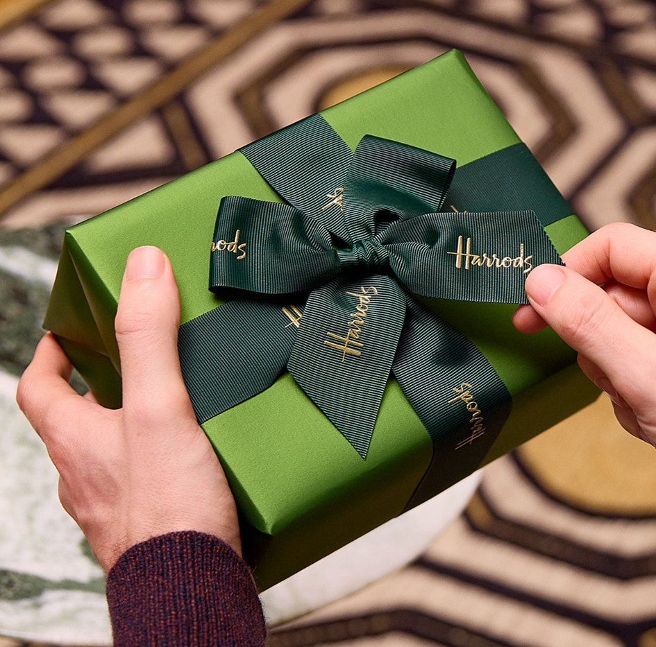 a christmas box from Harrods