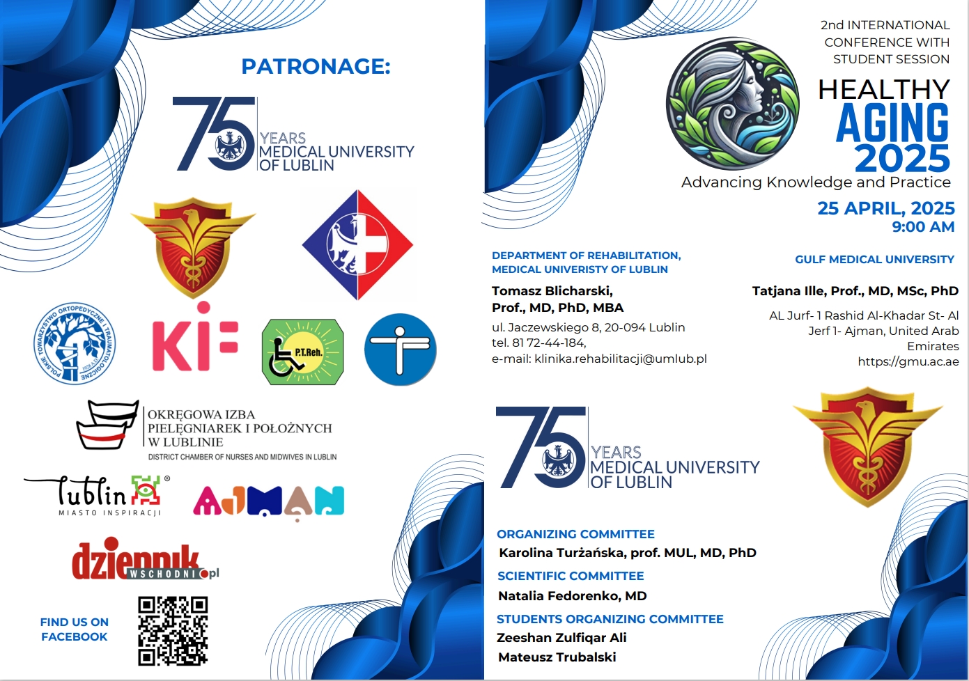 Plakat informacyjny konferencji