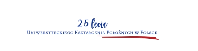 znak graficzny konferencji 25-lecie uniwersyteckiego kształcenia położnych w Polsce