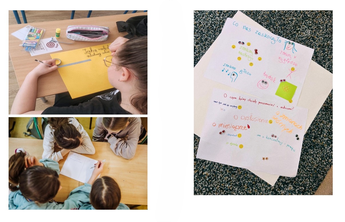 kolaż trzech zdjęć z warsztatów praktycznych