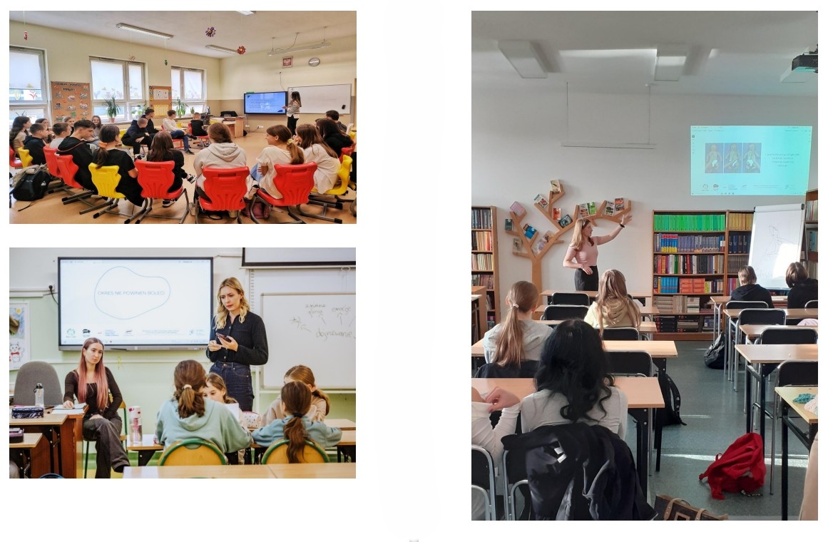 trzy zdjęcia z warsztatów praktycznych prowadzonych przez @cykl.zmian