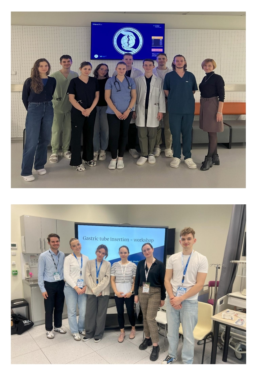 studenci uczestnicy warsztatów organizowanych przez koło naukowe