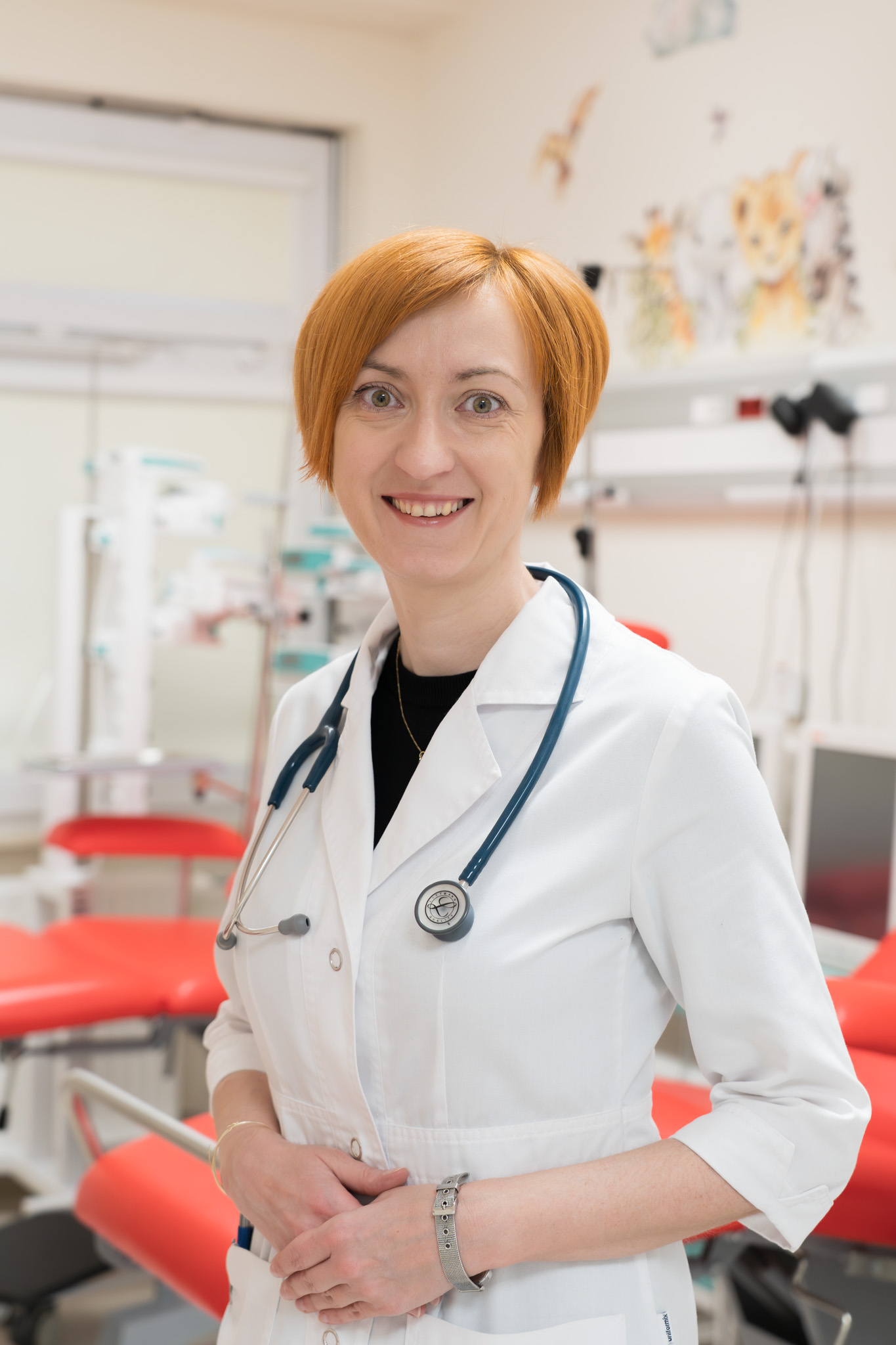 dr hab. Paulina Krawiec w laboratorium